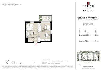 2-Zimmer-Wohnung kaufen in Wien – 37,7 m², € 241.500 – Bild 11 von 11