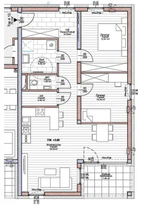 3-Zimmer-Wohnung mieten in Urfahr-Umgebung – 75,11 m², € 873 – Bild 7 von 12