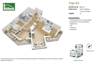 Immobilie kaufen in Wien – 59,45 m², € 289.000 – Bild 15 von 15