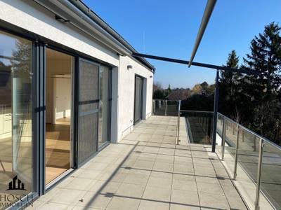 Terrassenwohnung im Grünen - 3 Zimmer, zwei große Außenflächen & Garagenplatz