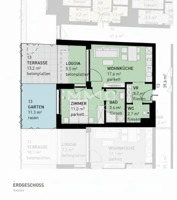 2-Zimmer-Wohnung kaufen in Wien – 39,6 m², € 299.500 – Bild 10 von 10