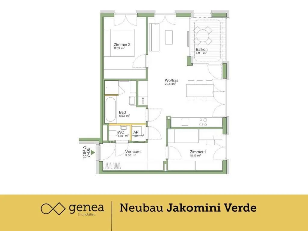 Jakomini Verde Haus A | Provisionsfrei | Stilvolles Wohnen im Grünen - Veduta 2
