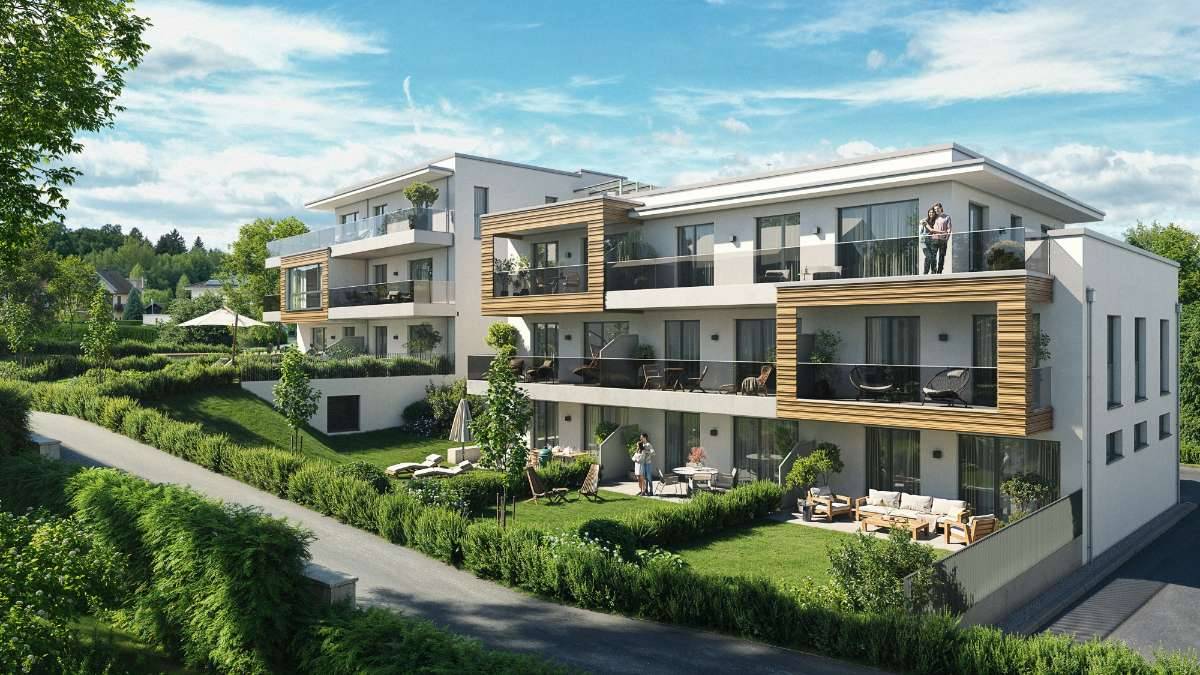 Penthouse mit 113 m² Terrasse und offenem Wohnambiente - Ansicht 2
