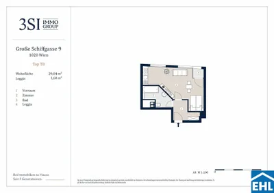 1-Zimmer-Wohnung kaufen in Wien – 29,04 m², € 265.000 – Bild 12 von 12
