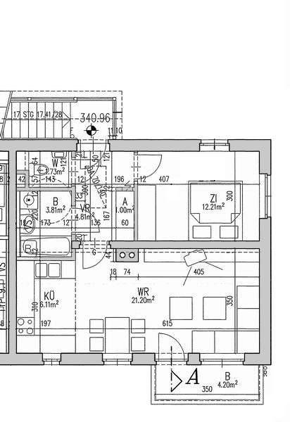 Sonnige 2-Zimmer-Wohnung mit Kaminanschluss, Balkon und Carportparkplatz - geförderte Miete ODER geförderte Miete mit Kaufoption - 2 Zimmer - Ansicht 2