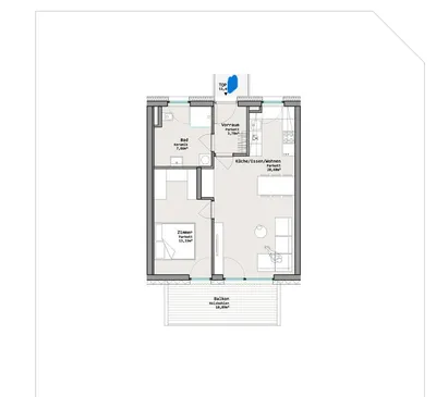 2-Zimmer-Wohnung mieten in Deutschlandsberg – 53 m², € 745 – Bild 13 von 14