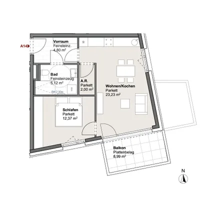 Wohnung kaufen in Zell am See – 46,86 m², € 309.569 – Bild 3 von 9