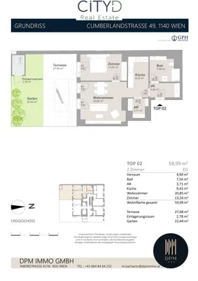 2-Zimmer-Wohnung kaufen in Wien – 60 m², € 461.307 – Bild 7 von 7
