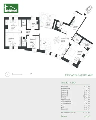 5-Zimmer-Wohnung mieten in Wien – 182,66 m², € 3.649 – Bild 41 von 41