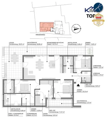 5-Zimmer-Wohnung kaufen in Krems an der Donau – 166,51 m², € 1.199.000 – Bild 20 von 20