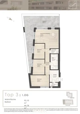4-Zimmer-Wohnung kaufen in Linz Land – 93,1 m², € 499.000 – Bild 11 von 11