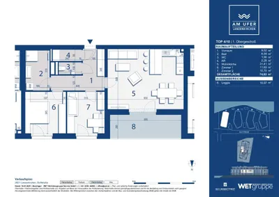 3-Zimmer-Wohnung kaufen in Wiener Neustadt Land – 72,79 m², € 350.100 – Bild 7 von 7