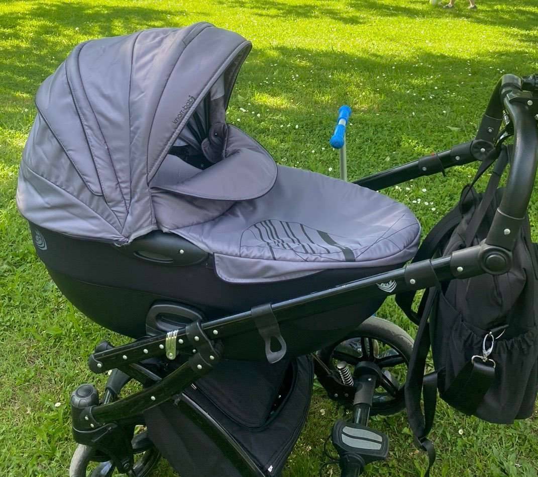 kinderwagen moon gio B-Ware Moon Gio Plus Kombi-Kinderwagen – Höhenverstellbar & Allrad-Federung main image 0