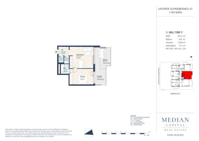 2-Zimmer-Wohnung mieten in Wien – 50,15 m², € 1.590 – Bild 14 von 14
