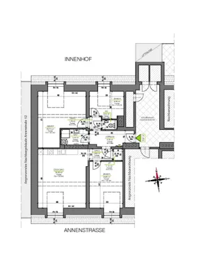4-Zimmer-Wohnung mieten in Graz – 101,08 m², € 1.199 – Bild 2 von 7