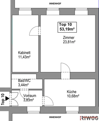 2-Zimmer-Wohnung kaufen in Wien – 53,19 m², € 235.000 – Bild 34 von 34
