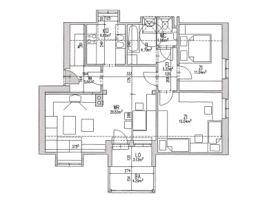 3-Zimmer-Wohnung mieten in Südoststeiermark – 77,1 m², € 969 – Bild 2 von 2