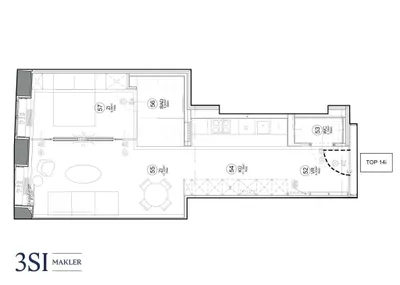 2-Zimmer-Wohnung kaufen in Wien – 46,95 m², € 985.000 – Bild 7 von 7