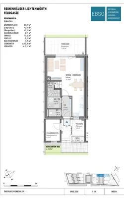 3-Zimmer-Haus mieten in Wiener Neustadt Land – 85,31 m², € 1.267 – Bild 4 von 4