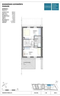 3-Zimmer-Haus mieten in Wiener Neustadt Land – 85,31 m², € 1.267 – Bild 3 von 4