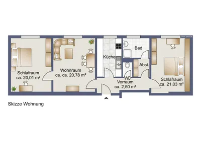 3-Zimmer-Wohnung kaufen in Wien – 88 m², € 295.000 – Bild 12 von 13
