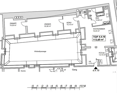 4-Zimmer-Wohnung mieten in Graz – 113,6 m², € 1.299 – Bild 2 von 6