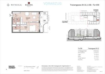 2-Zimmer-Wohnung kaufen in Wien – 39,95 m², € 247.200 – Bild 14 von 14
