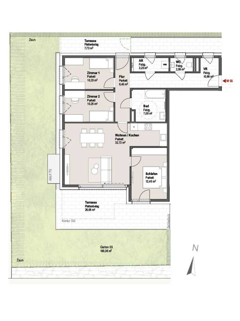 Wohnung – Saalbach-Hinterglemm, Achrain, Katastralgemeinde Saalbach - Ansicht 3