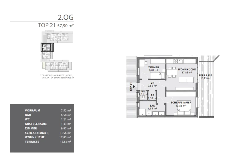 BAUSTART - Exklusive Penthouse-Eigentumswohnung (57m²) mit großer Terrasse und Lift in Fürstenfeld! Provisionsfrei! - Ansicht 2