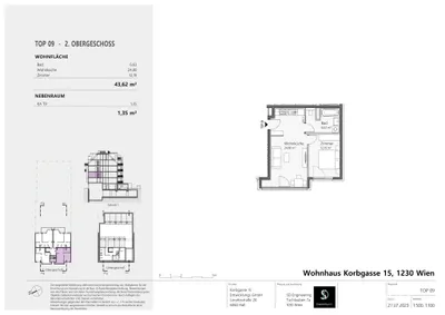 2-Zimmer-Wohnung kaufen in Wien – 43,62 m², € 355.000 – Bild 8 von 8
