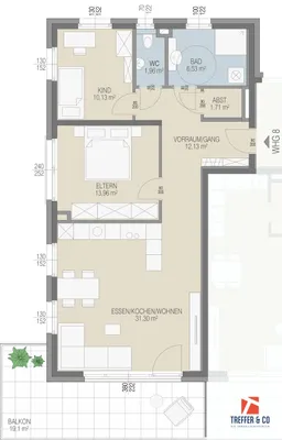 3-Zimmer-Wohnung kaufen in Kufstein – 77,81 m², € 504.000 – Bild 5 von 6