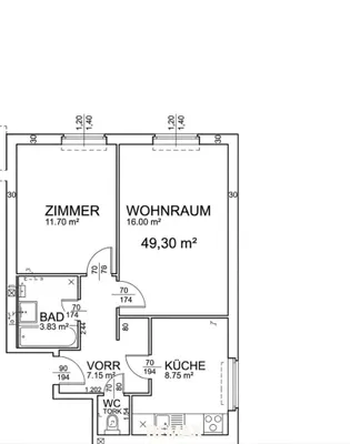 2-Zimmer-Wohnung kaufen in Neunkirchen – 49,3 m², € 99.000 – Bild 18 von 19