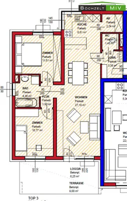 3-Zimmer-Wohnung mieten in Murtal – 76,01 m², € 850 – Bild 16 von 16