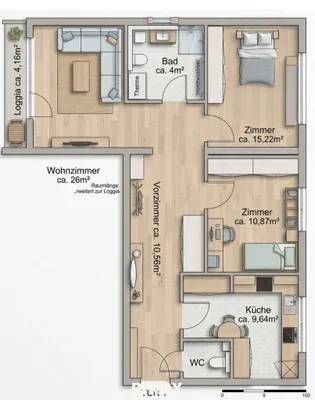 3-Zimmer-Wohnung kaufen in Wien – 79,45 m², € 268.000 – Bild 27 von 27