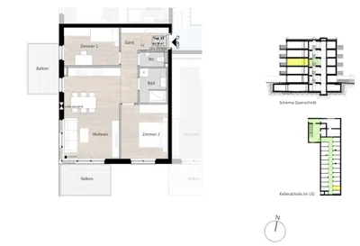3-Zimmer-Wohnung kaufen in Innsbruck – 63,7 m², € 553.400 – Bild 5 von 5