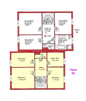 5-Zimmer-Haus mieten in Mödling – 168 m², € 1.990 – Bild 19 von 21