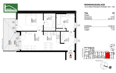 2-Zimmer-Wohnung mieten in Wien – 55,45 m², € 1.087 – Bild 20 von 20