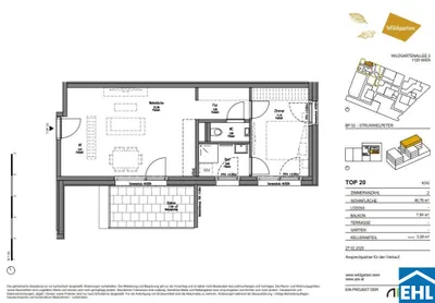 2-Zimmer-Wohnung mieten in Wien – 46,78 m², € 960 – Bild 16 von 16