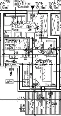 2-Zimmer-Wohnung mieten in Graz – 22 m², € 470 – Bild 2 von 24