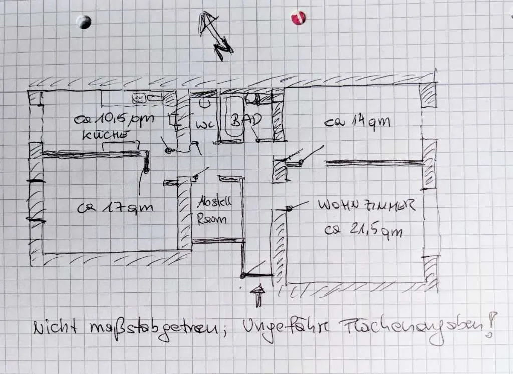 Sonnige 3 Zimmer Wohnung in Donauinsel-Nähe - Widok 2