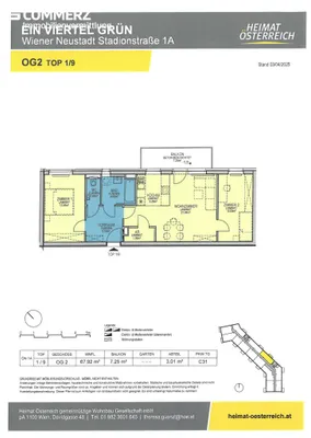 3-Zimmer-Wohnung mieten in Wiener Neustadt – 67,92 m², € 887 – Bild 17 von 22