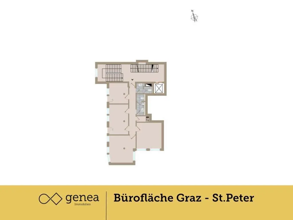 Helles Büro im 3. Stock mit Balkon - Graz St. Peter - Ansicht 3