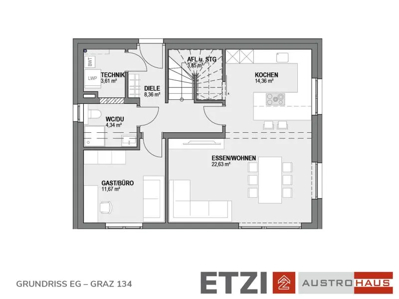 Haus mit Grund ab € 468.120,- in Laakirchen - Ansicht 3
