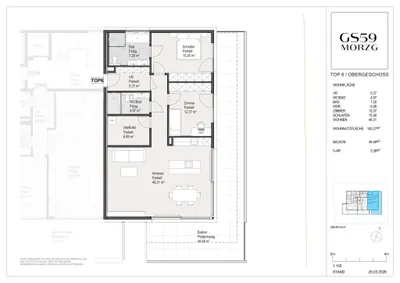 3-Zimmer-Wohnung kaufen in Salzburg Stadt – 100,27 m², € 1.258.000 – Bild 4 von 7