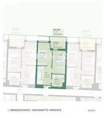 4-Zimmer-Wohnung kaufen in Wien – 81,2 m², € 640.500 – Bild 11 von 11
