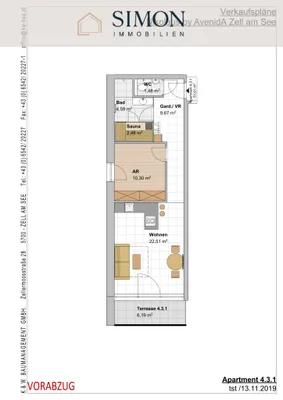 Immobilie kaufen in Zell am See – 43 m², € 470.800 – Bild 13 von 13