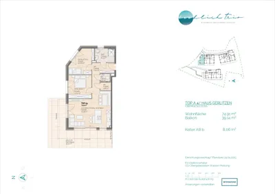 3-Zimmer-Wohnung kaufen in Villach – 74,91 m², € 837.900 – Bild 3 von 5