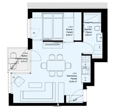 2-Zimmer-Wohnung kaufen in Wien – 37,02 m², € 229.900 – Bild 10 von 10