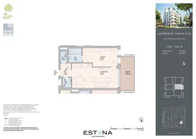 2-Zimmer-Wohnung kaufen in Wien – 49,34 m², € 470.000 – Bild 11 von 12