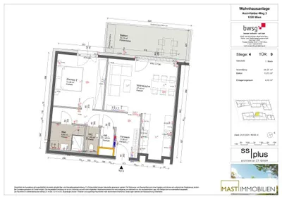 2-Zimmer-Wohnung kaufen in Wien – 61,07 m², € 314.000 – Bild 8 von 8